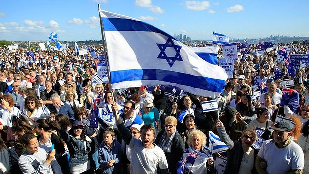 Israel supporters rally in Australia